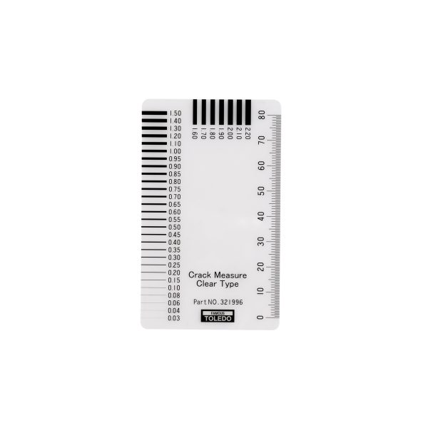 Toledo Crack Measure Gauge Clear - 80mm