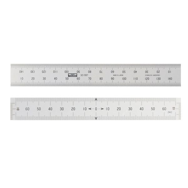 Toledo Stainless Steel Rule Flush End - 150mm