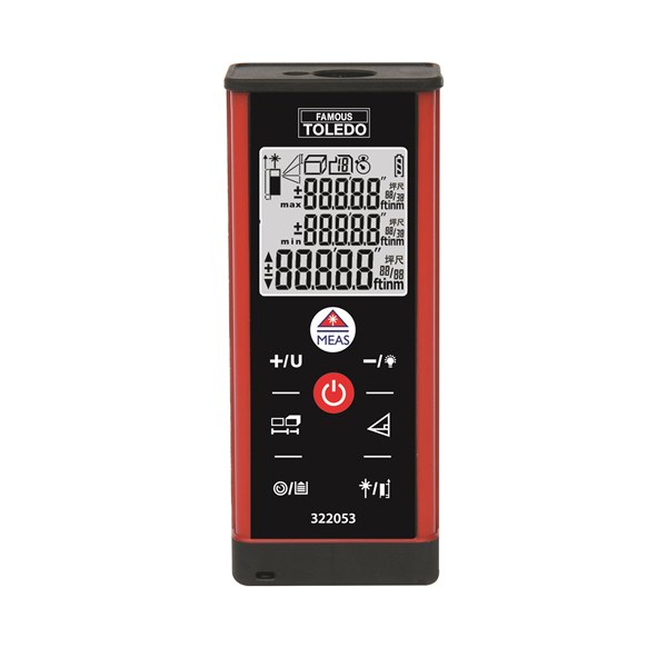 Toledo Digital Laser Distance Measurer 70m