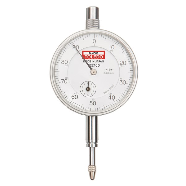 Toledo Metric Analogue Dial Gauge - 0.01x10mm