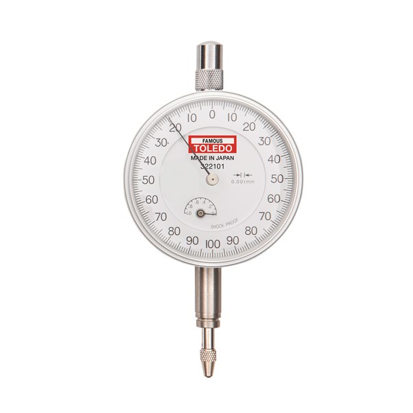 Toledo Metric Analogue Dial Gauge - 0.001x1mm