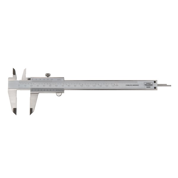 Toledo Metric & Imperial Analogue Vernier Caliper