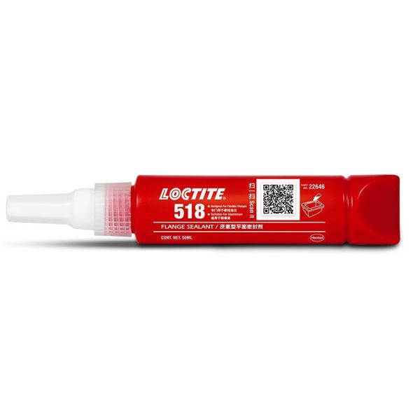 Loctite 518 Gasket Maker - Aluminium - 50ml Tube