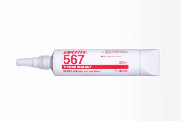 Loctite 567 Thread Sealant - Controlled Strength - High Temp - 250ml Tube