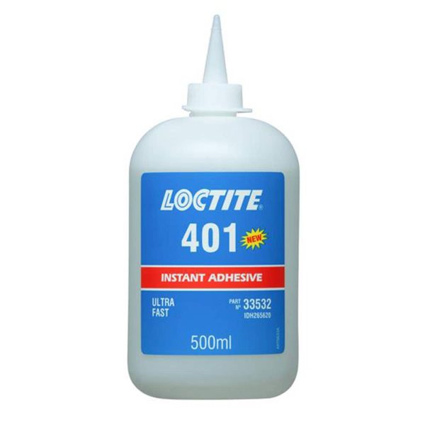 Loctite 401 Instant Adhesive - Medium Viscosity - General Purpose - 500ml Bottle