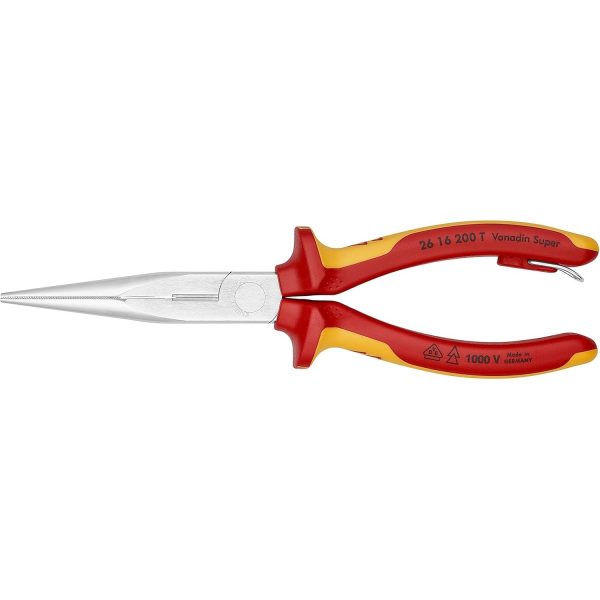 Knipex Long Nose Cutting Pliers - Tethered