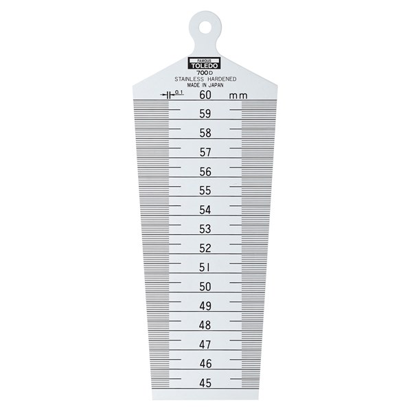 Toledo Taper Gauge - With Hanger Hole 45 - 60mm