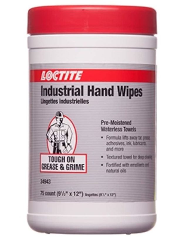 Loctite SF 7617 Industrial Hand Wipes 75pk