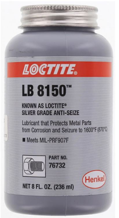 Loctite LB 8150 Anti-Seize - Silver Grade - 236ml Tub