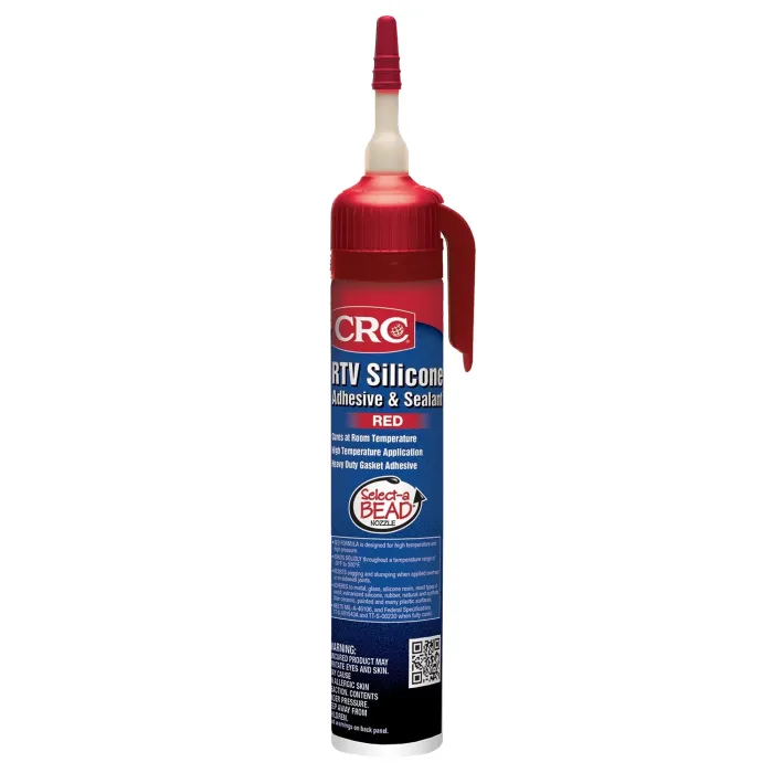 CRC 14059 RTV Silicone Sealant - Red - Pressure Pack - 184g Aerosol