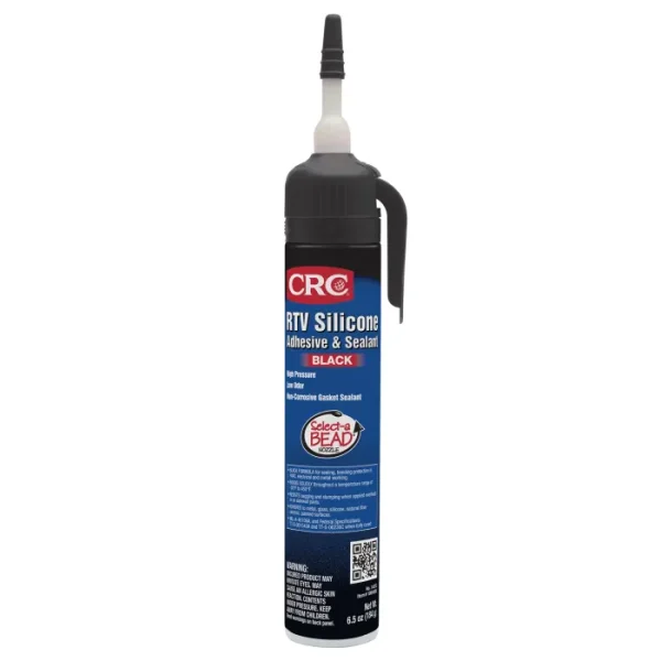 CRC 14072 RTV Silicone Sealant - Black - Pressure Pack - 184g Aerosol