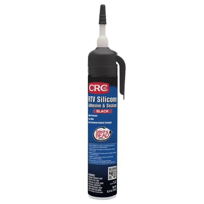 CRC 14072 RTV Silicone Sealant - Black - Pressure Pack - 184g Aerosol