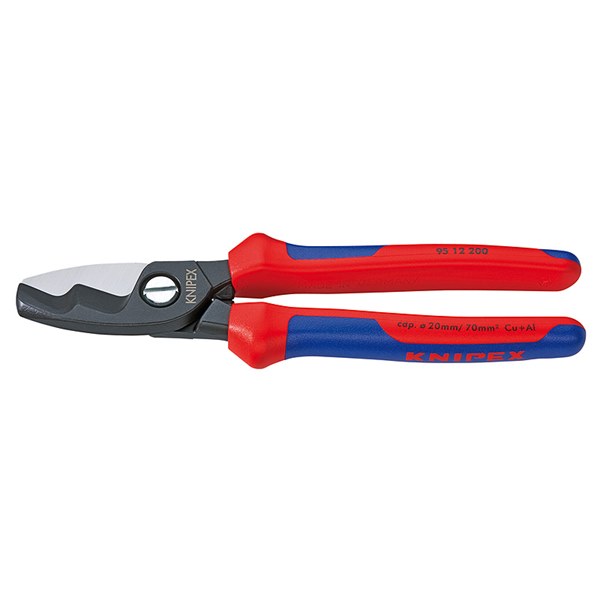 Knipex Cable Shears with twin cutting edge