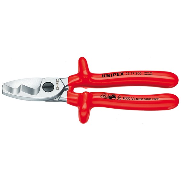Knipex Cable Shears - Twin Cutting Edge