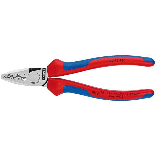 Knipex Crimping Pliers for end sleeves (ferrules) slim design