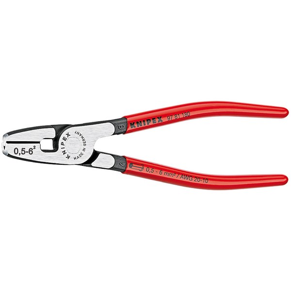 Knipex Crimping Pliers for end-sleeves (ferrules) with front loading