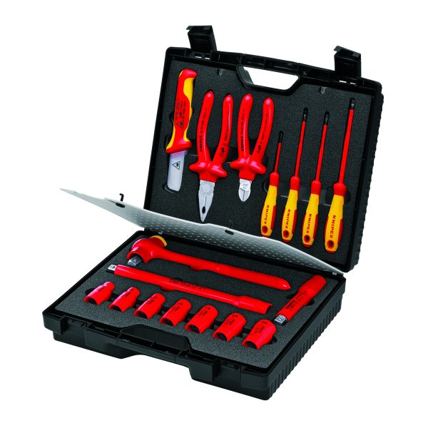 Knipex 1000V Compact Tool Case - 17pc