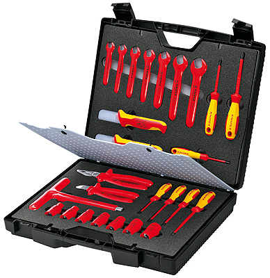 Knipex 1000V Standard Tool Case - 26pc