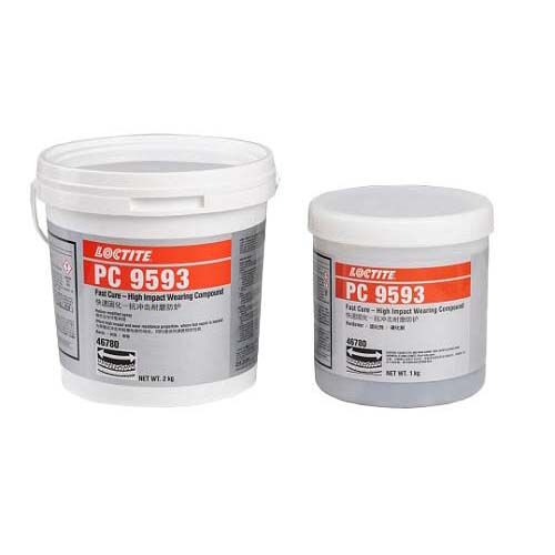 Loctite PC 9593 Nordbak High Impact Fast Curing Wearing Compound Kit - 3kg