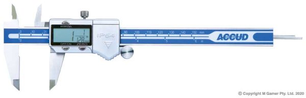 Accud AC-113-008-11 200mm Fractional Imperial & Metric Digital IP54 Caliper