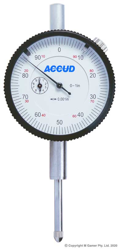 Accud AC-225-025-11 1" Imperial Dial Indicator