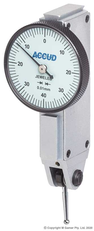 Accud AC-261-008-11 0.8mm Metric Lever Type Dial Test Indicator