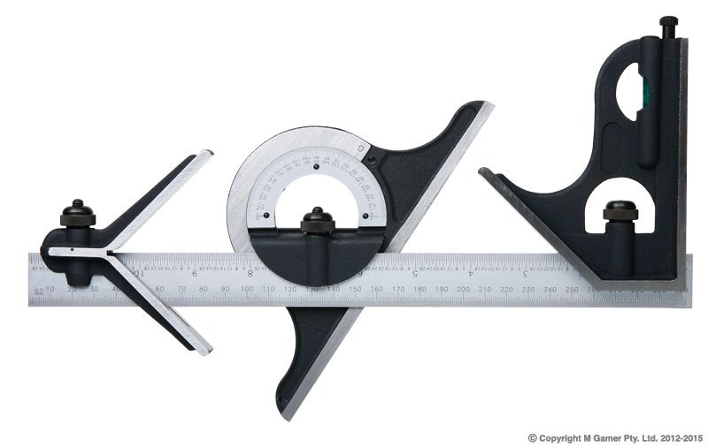 Accud AC-817-180-02 Combination Square Set