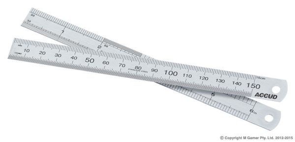 Accud AC-990-006-11 150mm Ruler