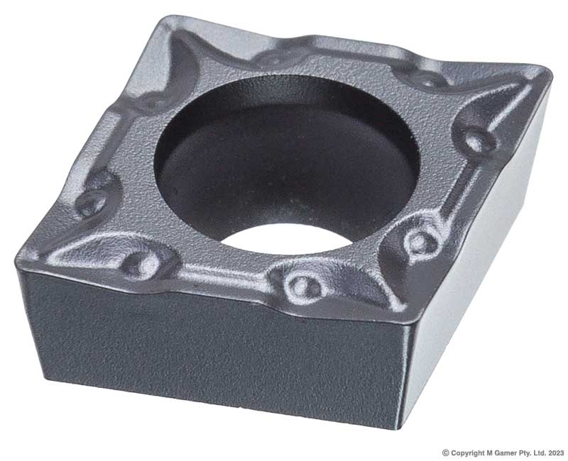 Harlingen CCMT09T304 9mm CCMT TiN Micro - Grain Carbide Semi - Finishing Insert - Pack of 10