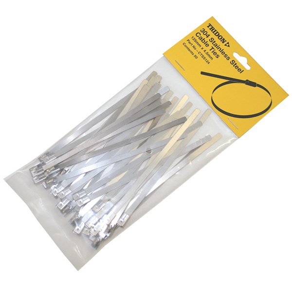 Tridon Cable Ties Stainless Steel 152mm long x 8mm wide
