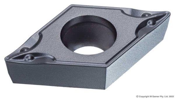 Harlingen DCMT11T304 11mm DCMT TiN Micro - Grain Carbide Semi - Finishing Insert - Pack of 10