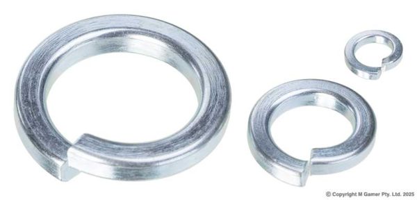 Geiger GAK09 Zinc Plated Lock Washers