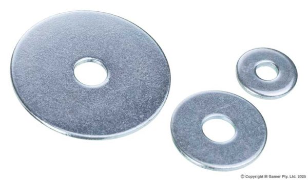 Geiger GAK35 Zinc Plated Fender (Penny) Washers