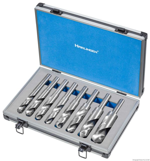 Harlingen H-11-030-S01 13mm HSS Reduced Shank Drill Set