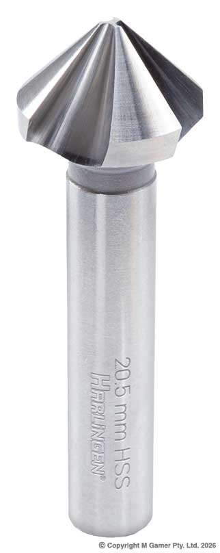 Harlingen H-11-039-LC019 20.5mm CBN Ground HSS/Cobalt 5% (M35) Countersink