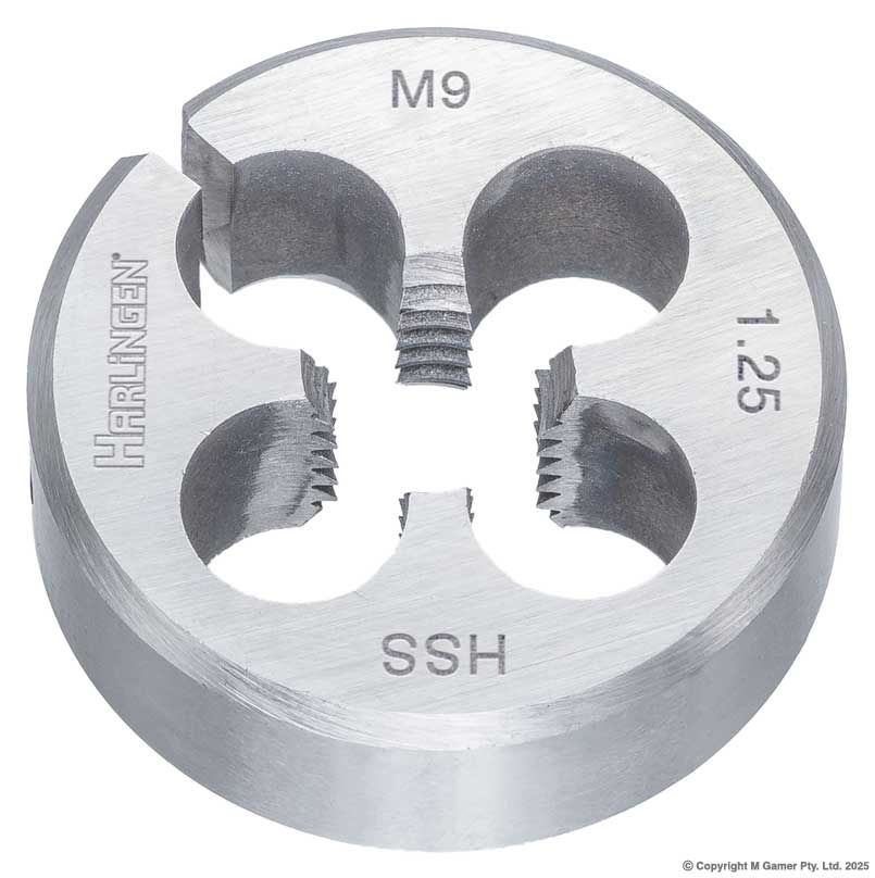 Harlingen H-11-098-A028 M9 x 1.25mm HSS Round Die