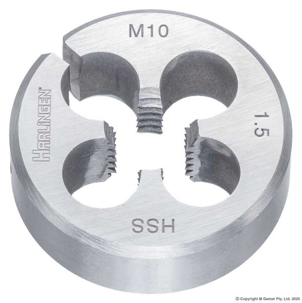 Harlingen H-11-098-A030 M10 x 1.5mm HSS Round Die