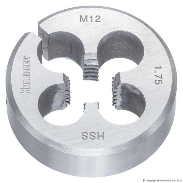 Harlingen H-11-098-A034 M12 x 1.75mm HSS Round Die