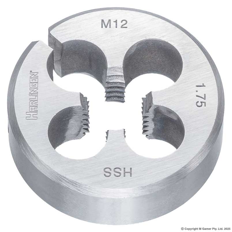 Harlingen H-11-098-A034 M12 x 1.75mm HSS Round Die
