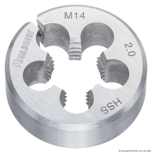 Harlingen H-11-098-A036 M14 x 2.0mm HSS Round Die