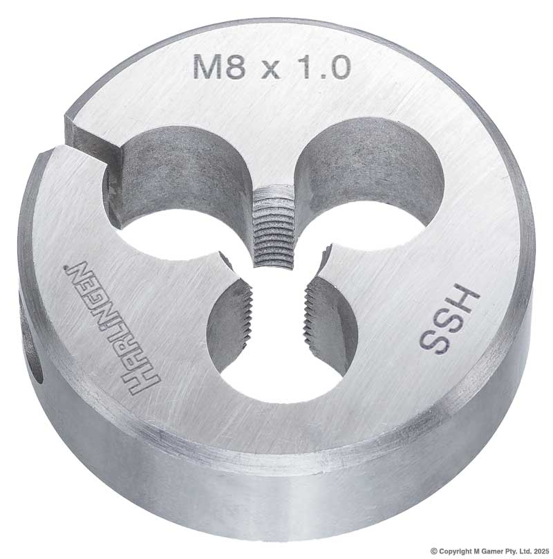 Harlingen H-11-098-A082 M8 x 1.0mm HSS Round Die