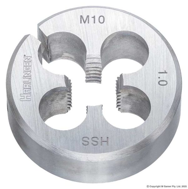 Harlingen H-11-098-A084 M10 x 1.0mm HSS Round Die