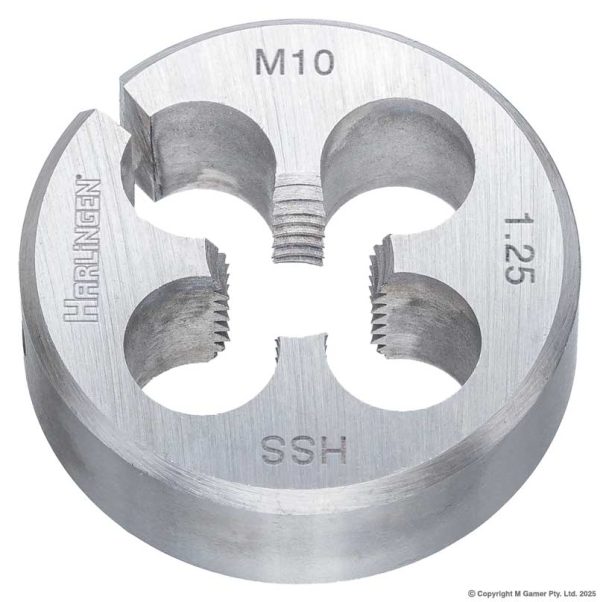 Harlingen H-11-098-A088 M10 x 1.25mm HSS Round Die