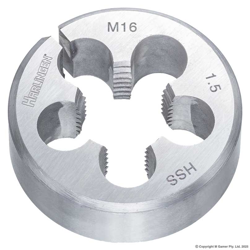 Harlingen H-11-098-A104 M16 x 1.5mm HSS Round Die