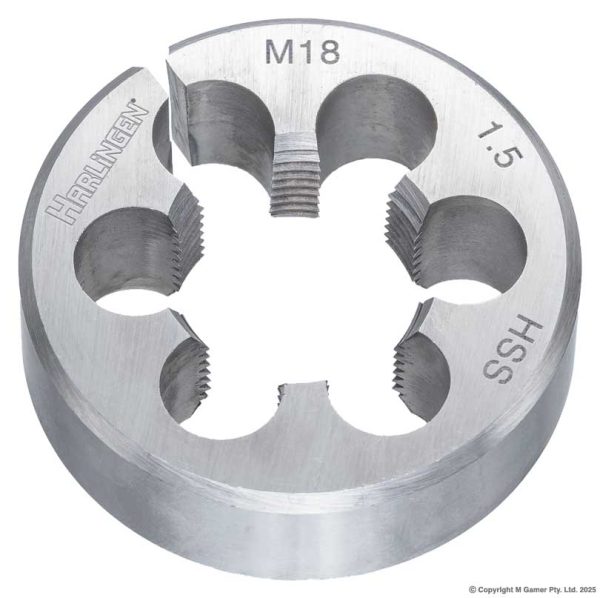Harlingen H-11-098-A108 M18 x 1.5mm HSS Round Die