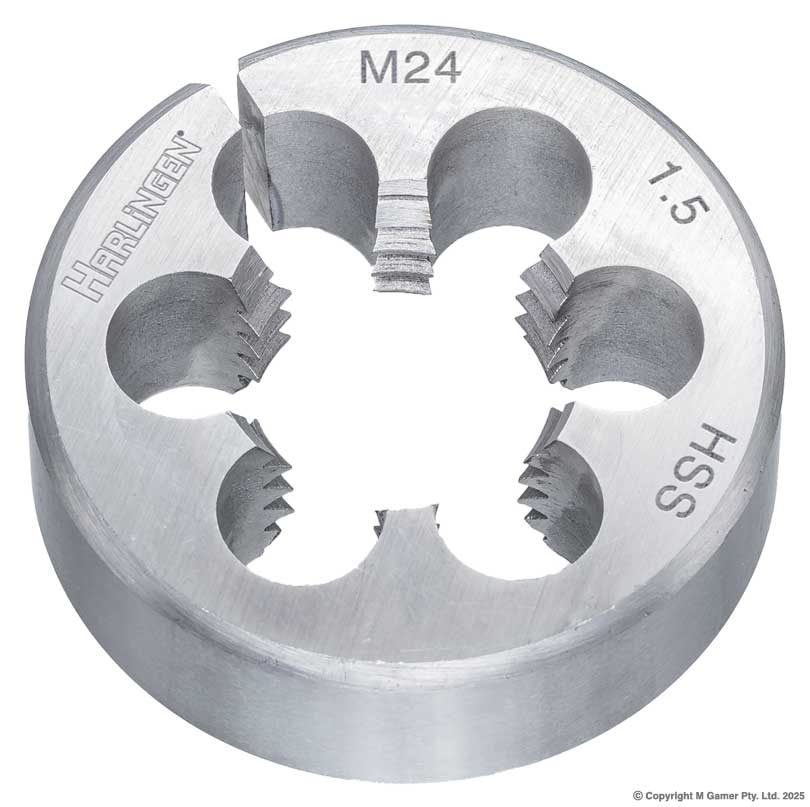 Harlingen H-11-098-A120 M24 x 1.5mm HSS Round Die