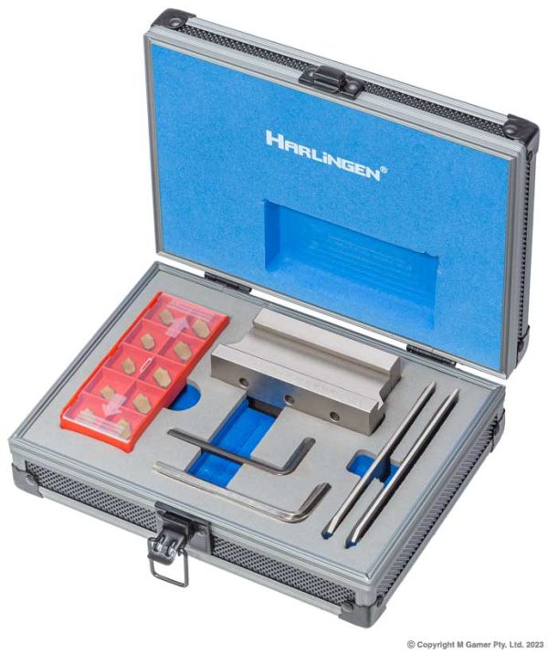 Harlingen H-11-262-T15 Cut - Off & Grooving Lathe Tool Kit - 12mm