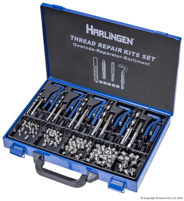 Harlingen H-12-303-A01UNC 1/4" to 1/2" UNC Master Thread Repair Kit