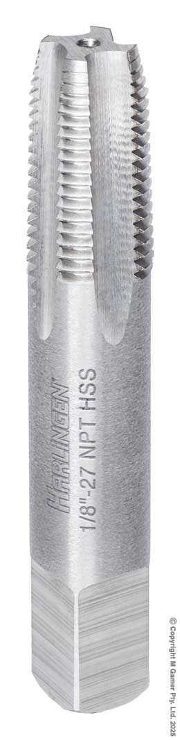 Harlingen H-12-097-A003 1/8" - 27 NPT HSS Thread Tap