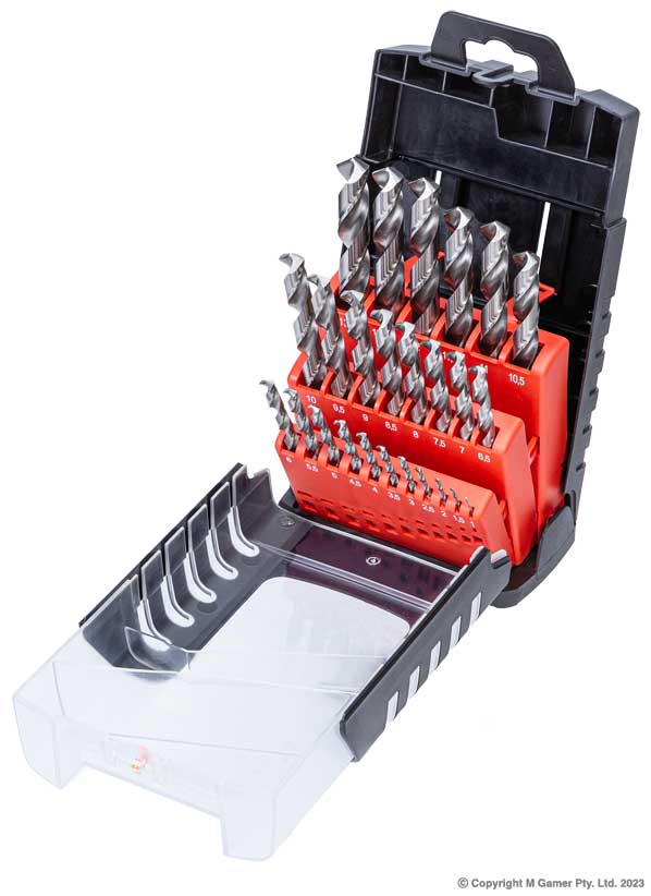 Harlingen H-512-11-1S1 1-13mm HSS Drill Set